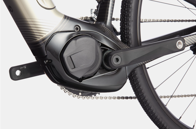 2021 Cannondale Topstone Neo Carbon 4 eGravel Bike in Silver-4